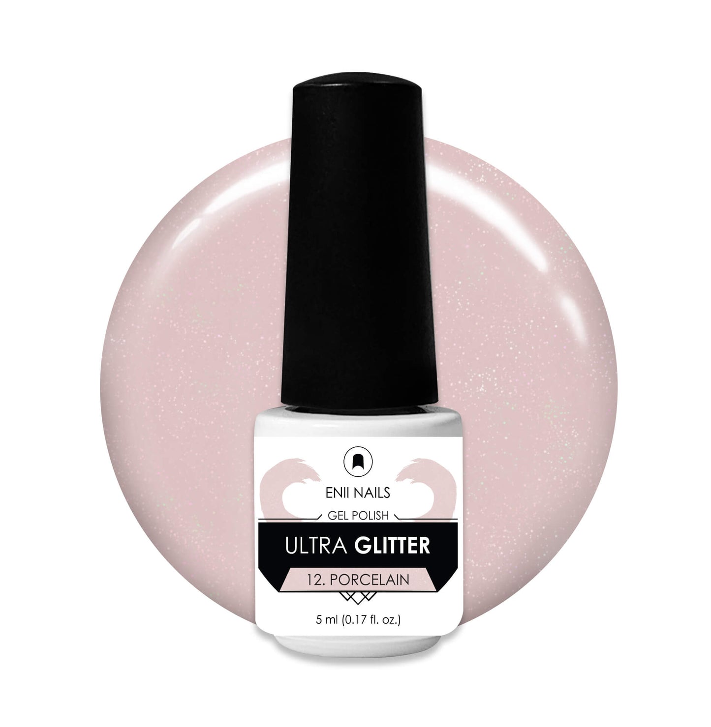 ULTRA GLITTER 12. PORCELAIN 5 ML