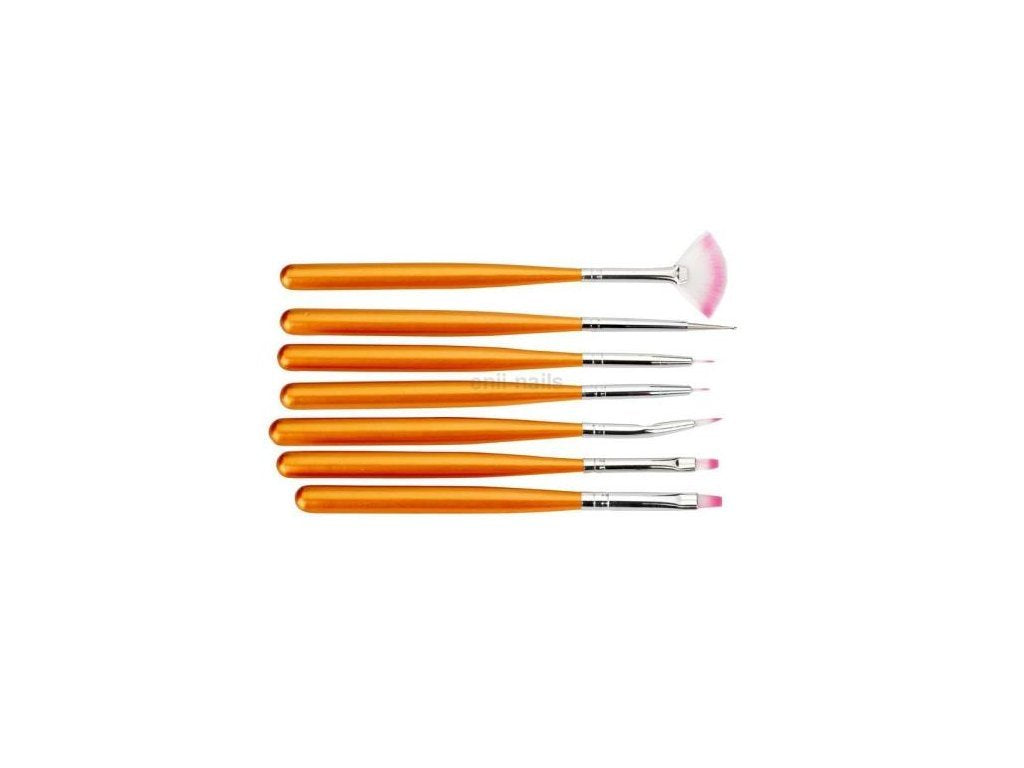 NAIL ART PINSELSET 7 TEILIG