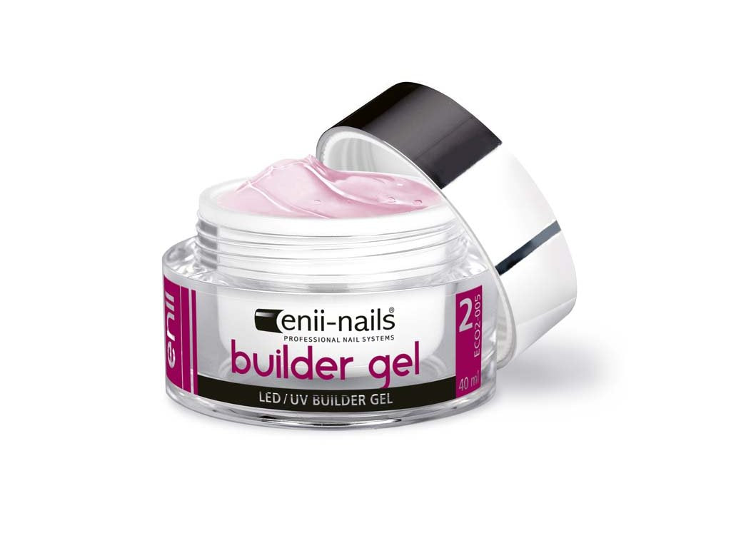 BUILDER  CLEAR/PINK GEL 40ml