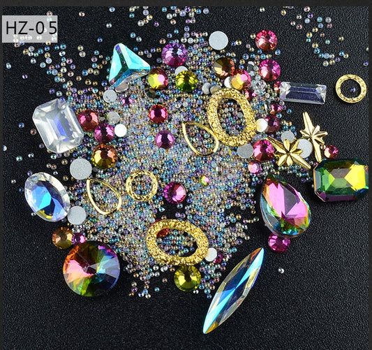 3D MIX BUNTE STRASS-05