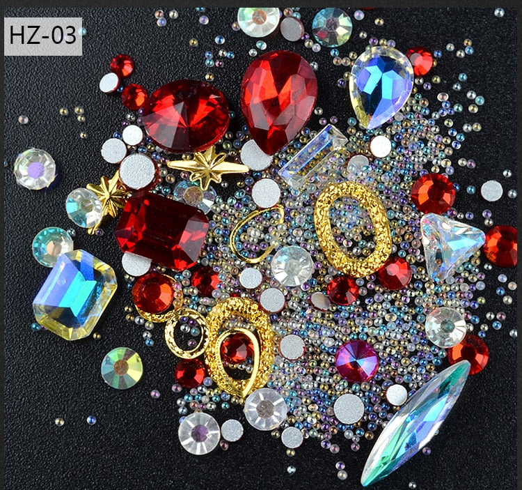 3D MIX BUNTE STRASS-03