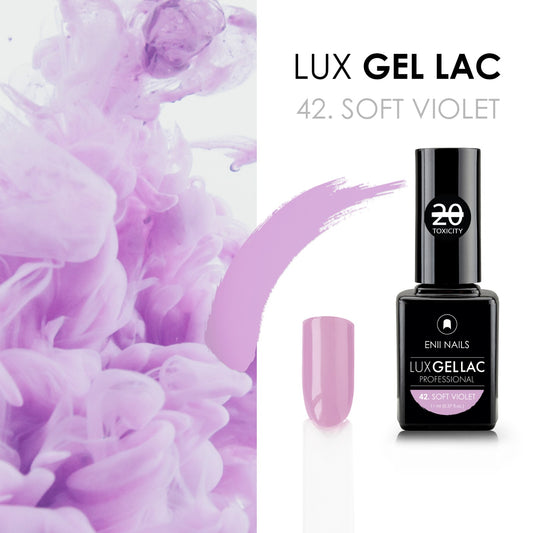 LUX GEL LAC 42. SOFT VIOLET 11 ML